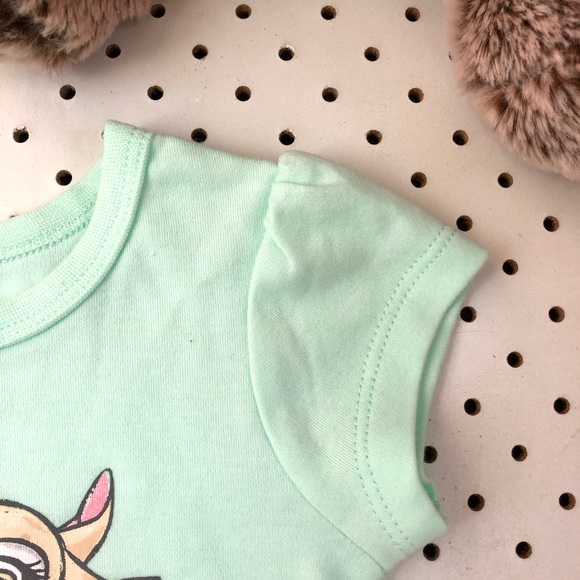 Baby size 0 Two DISNEY Onesies, short sleeve, cotton, Thumper, Bopeep& her sheep - Picture 10 of 13